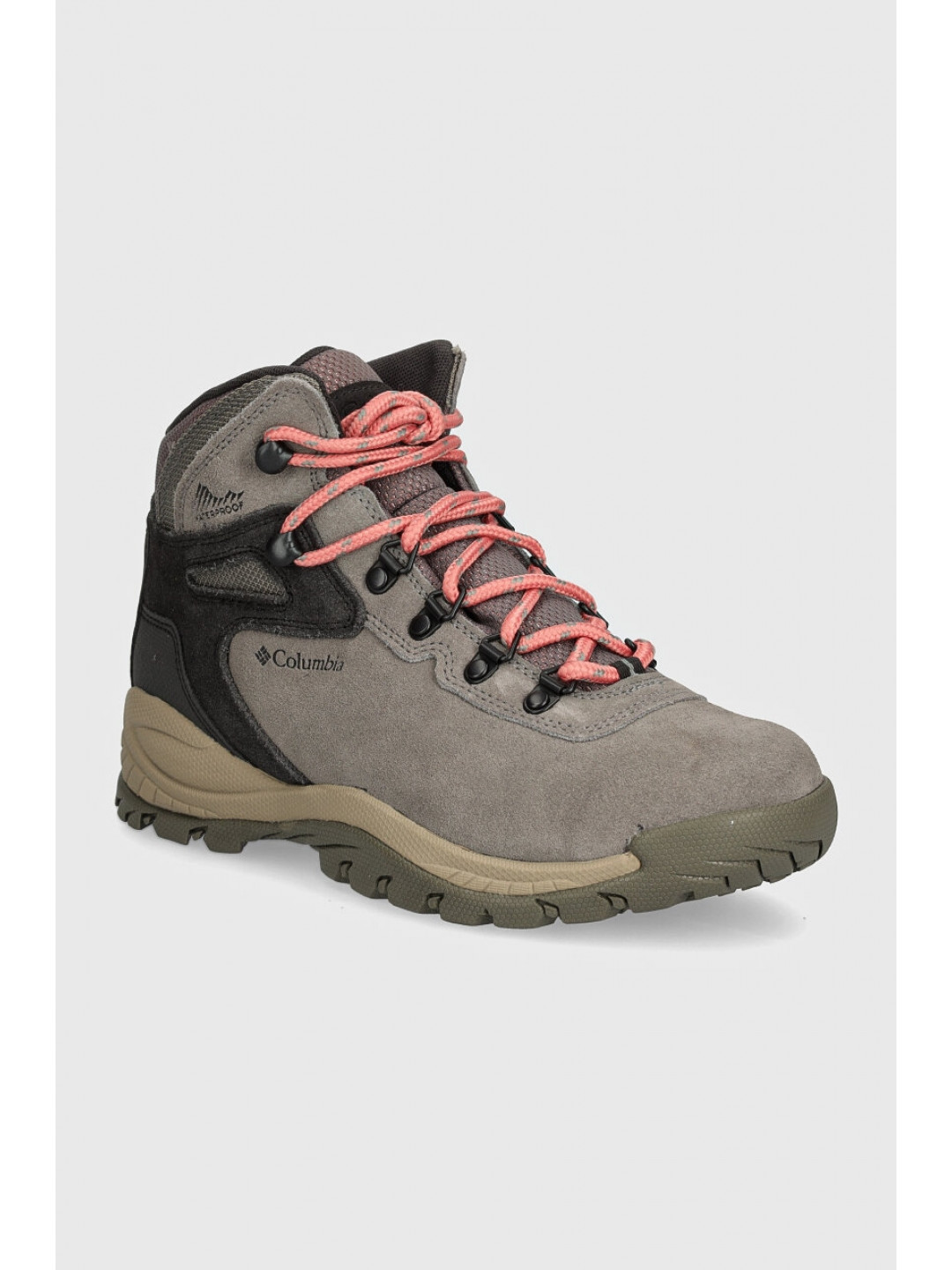 Boty Columbia Newton Ridge Plus Waterproof dámské šedá barva